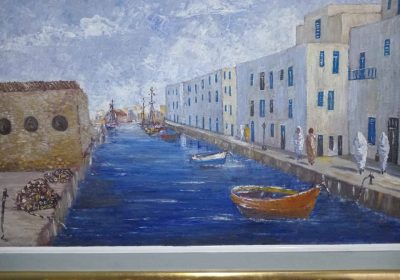 Tableau à l’huile La Goulette