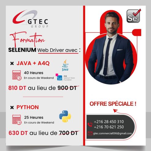 Formation Sélénium Python/Java+A4Q