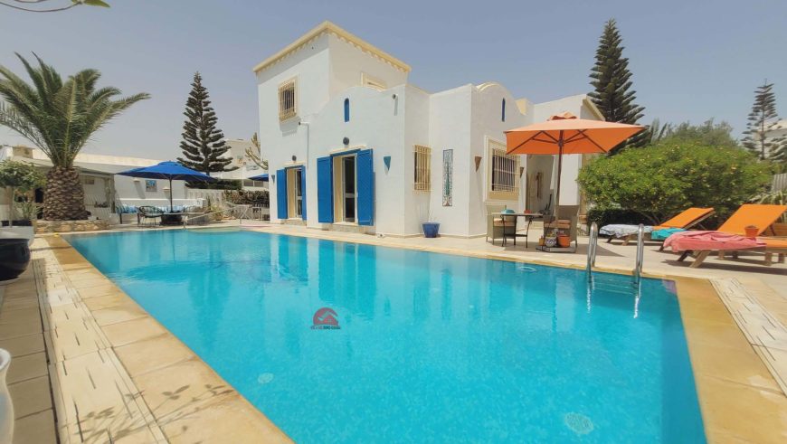 Villa avec piscine privée à Midoun – Réf V623