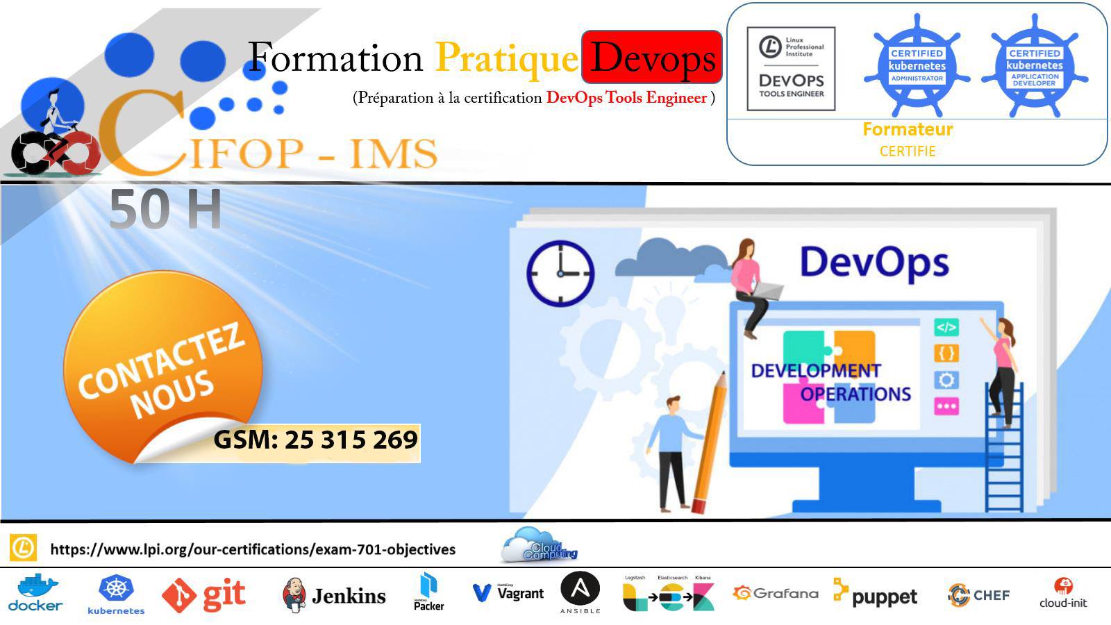 Formation Devops Tools Engineer