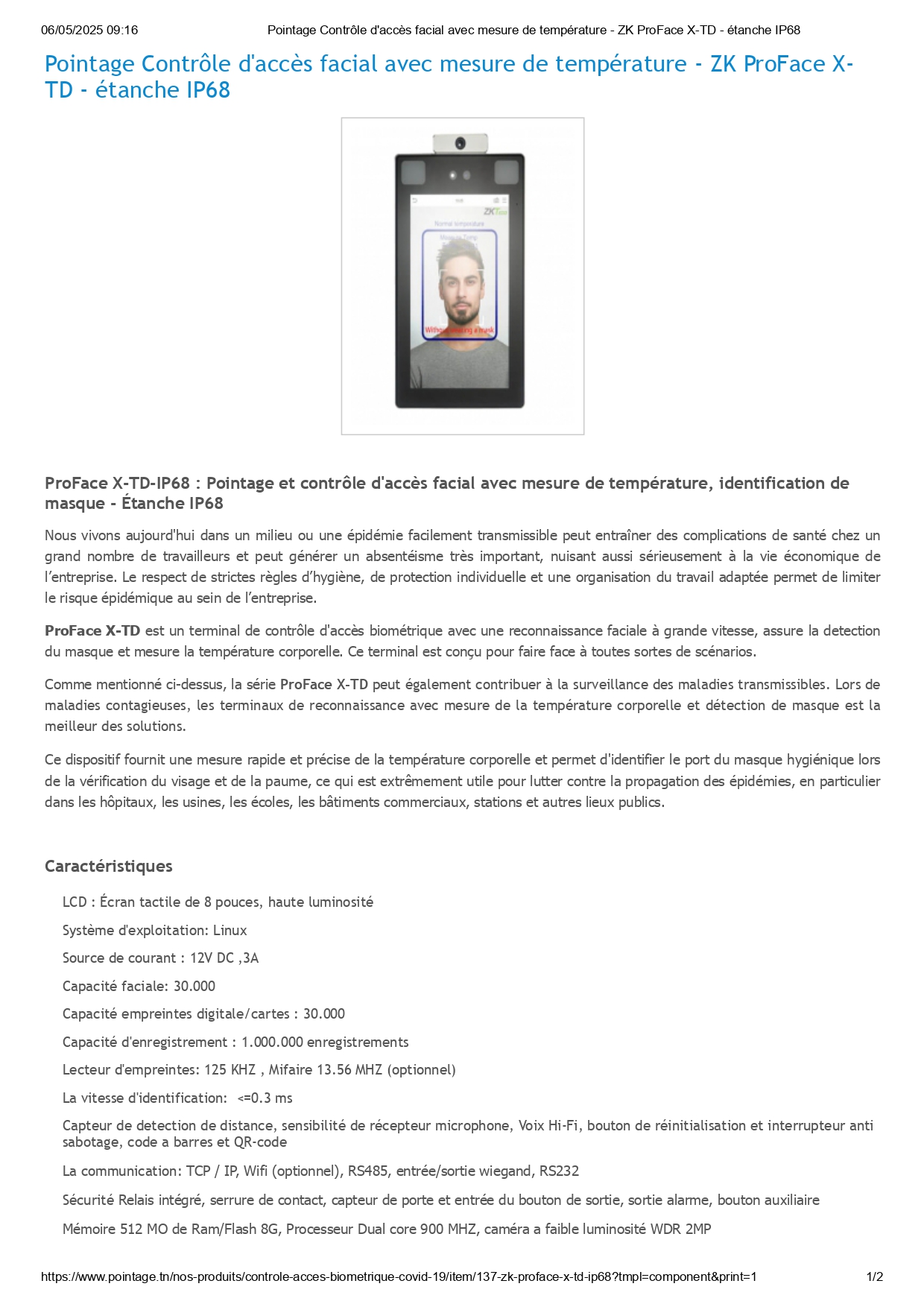 Pointage-Controle-dacces-facial-avec-mesure-de-temperature-ZK-ProFace-X-TD-etanche-IP68_page-0001
