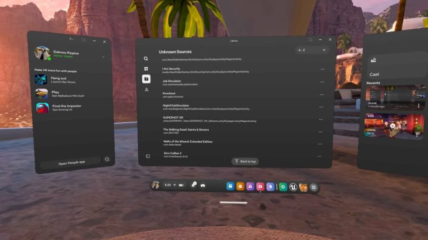 casque-vr-jeux-crackes-meta-quest-2-pas-cher-tunisie-interface