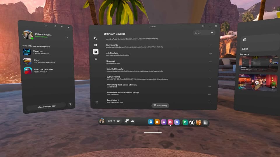 casque-vr-jeux-crackes-meta-quest-2-pas-cher-tunisie-interface