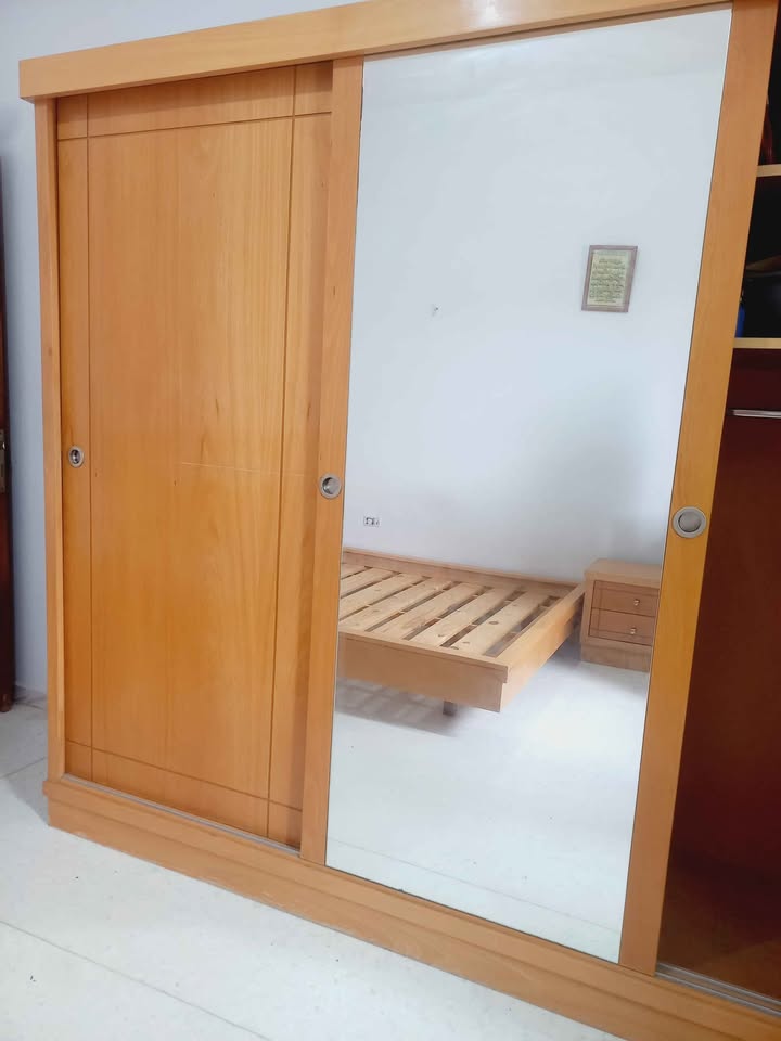 coiffeuse-bois-miroir-chambre-sfax