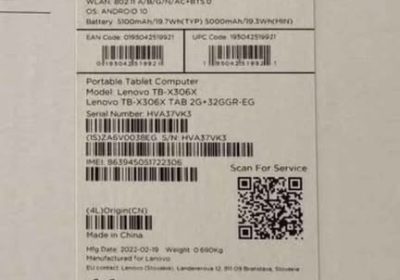 Tablette Lenovo M10 HD 4G