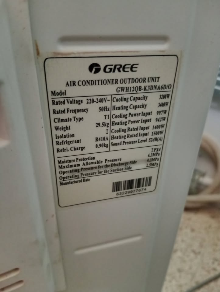 split-mural-GREE-12000-BTU-Inverter-Tunisie