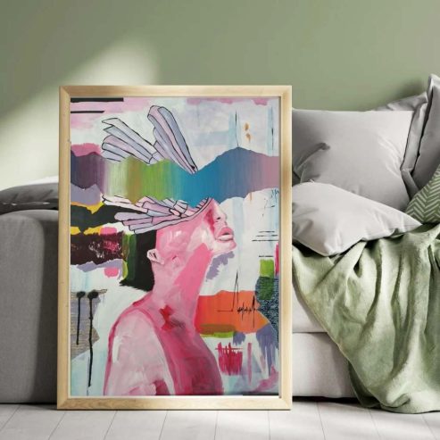 tableau-artistique-abstrait-couleurs-vives