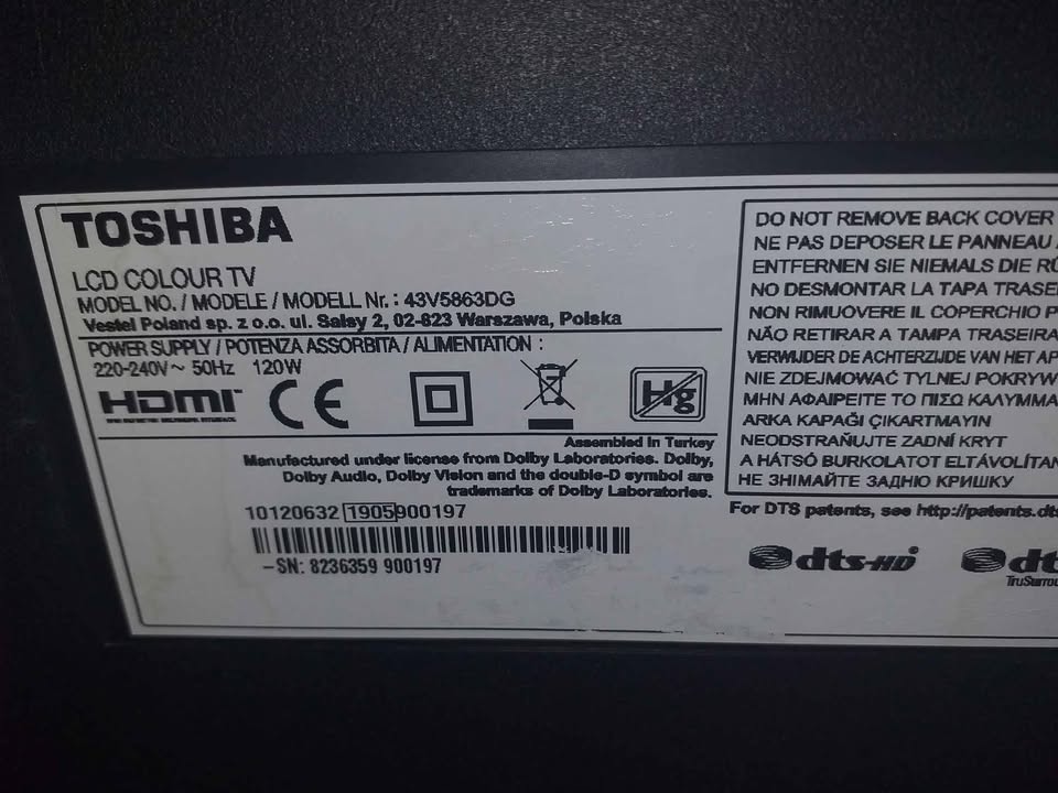television-led-toshiba-bon-etat-a-vendre