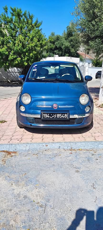 fiat-500-bleu-occasion-tunisie-megrine-2013