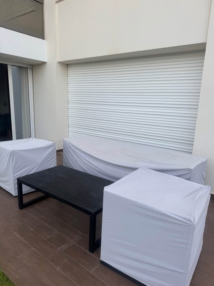 mobilier-exterieur-aluminium-noir-gris-tunisie