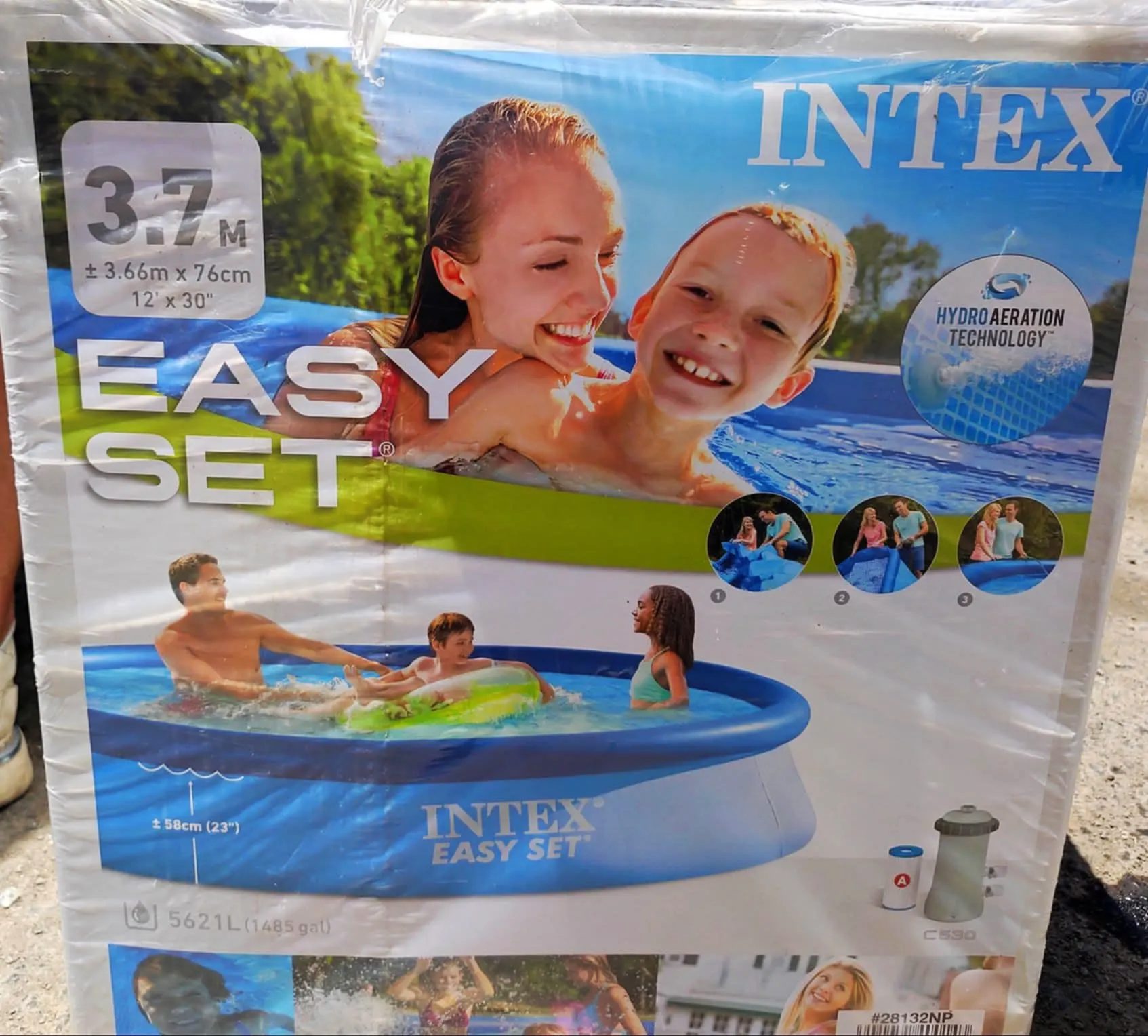 piscine-gonflable-intex-easy-set-3m7-neuve-tunisie