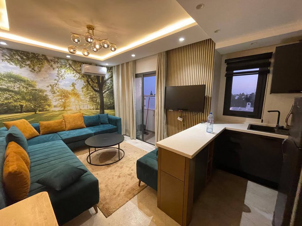 salon-climatise-avec-cuisine-hammamet-location-vacances