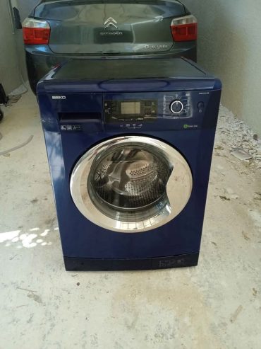 beko-lave-linge-8kg-bleu-bon-etat