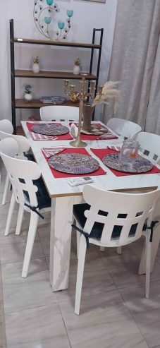 chaise-polypropylene-injecte-marron-design