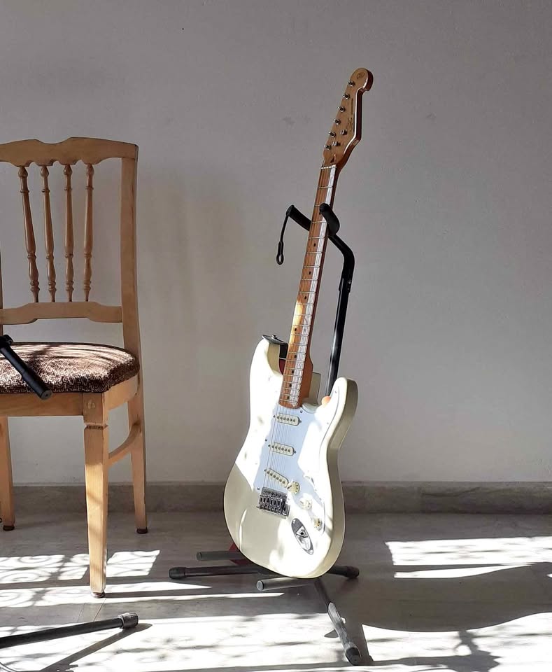 guitare-electrique-sx-vintage-series-blanche-tunisie