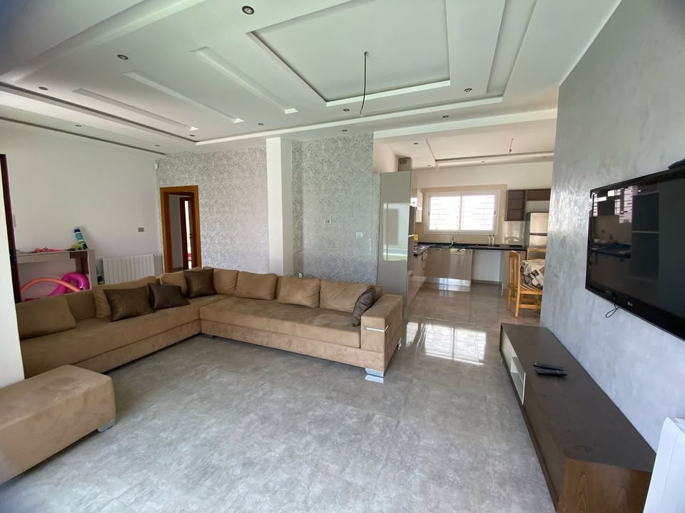 salon-villa-piscine-hammamet-haut-standing