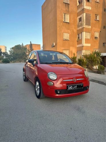 fiat-500-rouge-2009-a-vendre-tunisie