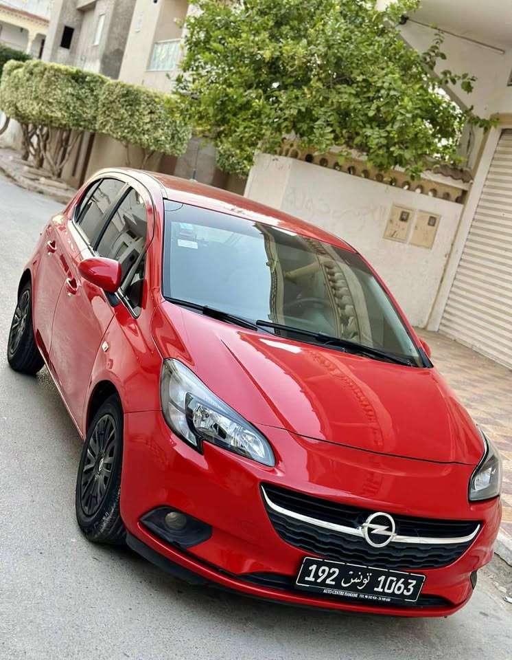 opel-corsa-rouge-bon-etat-tunisie