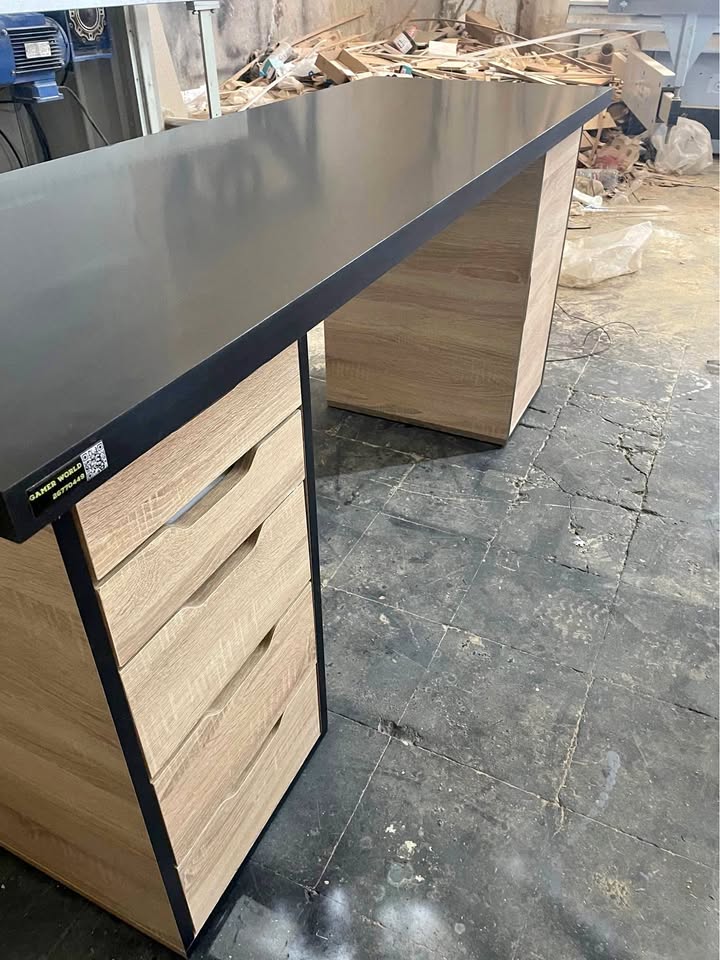 bureau-gamer-wood-black-led-tunisie