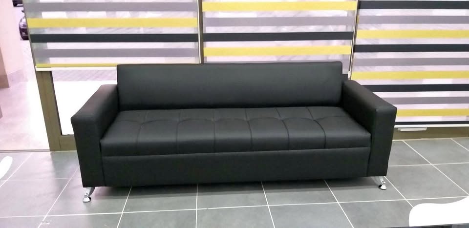 canape-3-places-simili-cuir-noir-tunisie