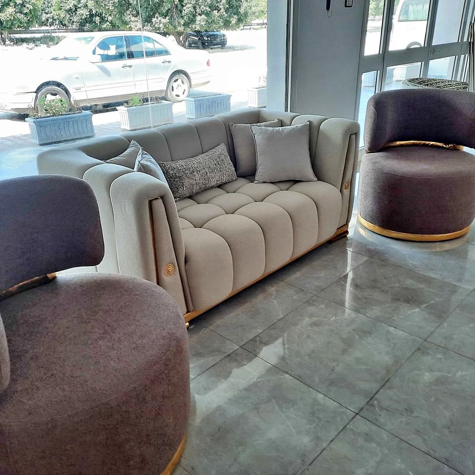 canape-bubble-2-places-fauteuil-tissu-bouclette-tunisie