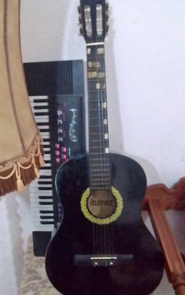 guitare-classique-ibanez-noire-hammamet-occasion