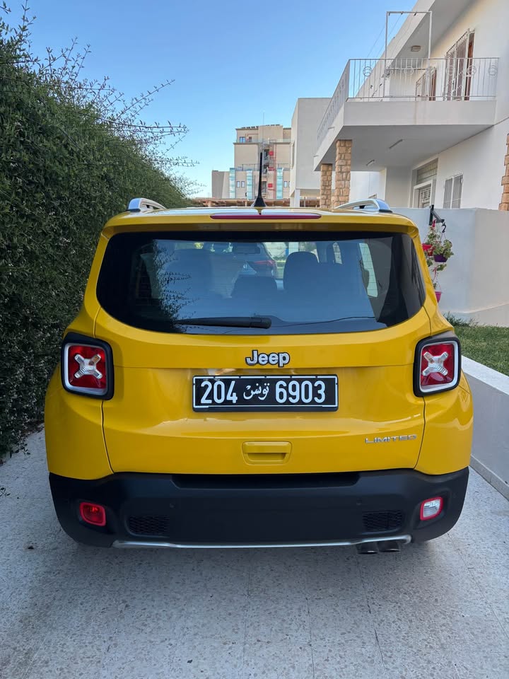 jeep-renegade-limited-2018-jaune-arriere-suv-occasion-tunisie