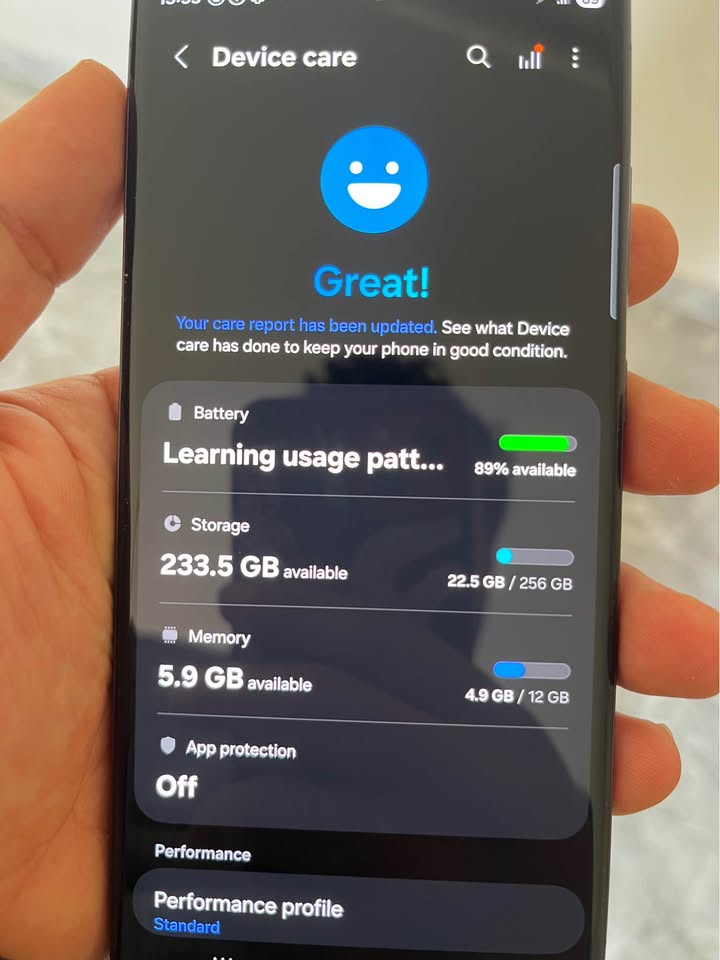 samsung-s23-ultra-256go-12go-etat-batterie-stockage
