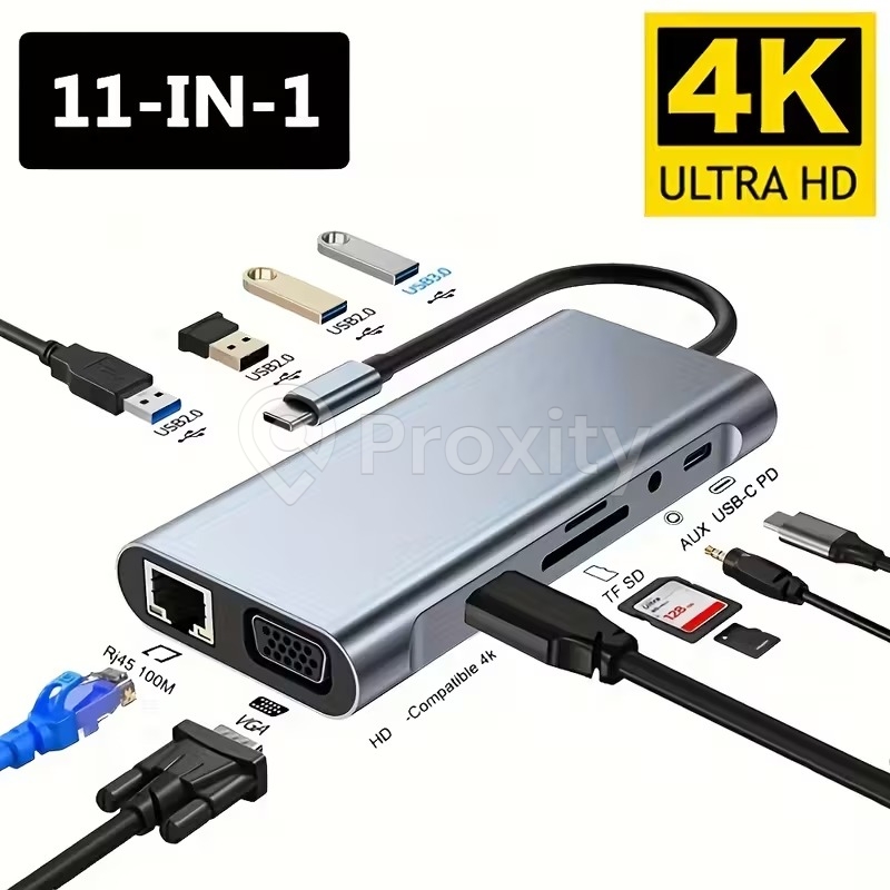 Station d'accueil USB-C 11-en-1
