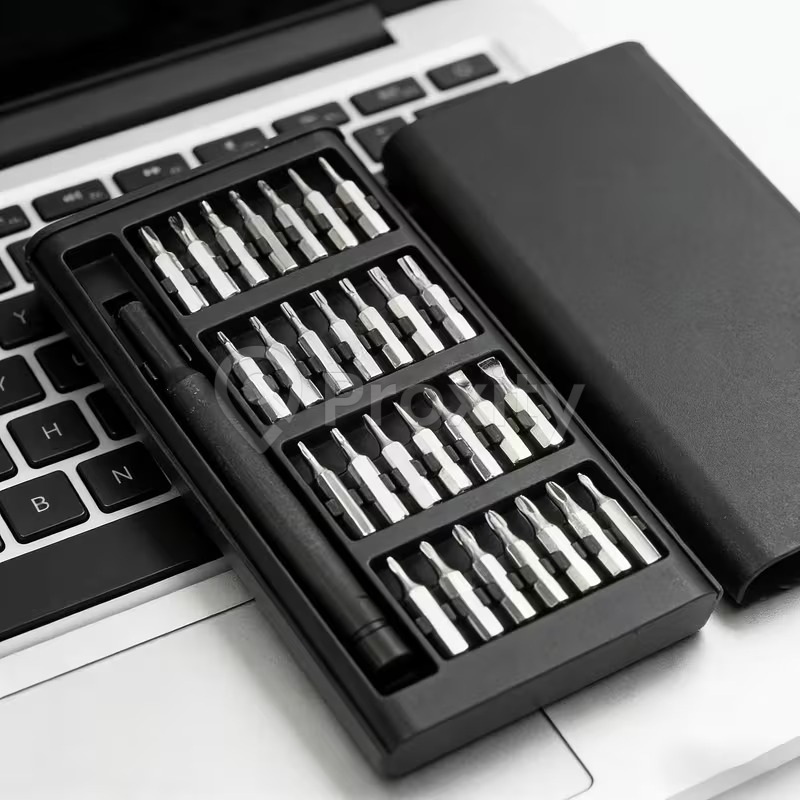1 Kit de Tournevis de Précision avec 24 Embouts