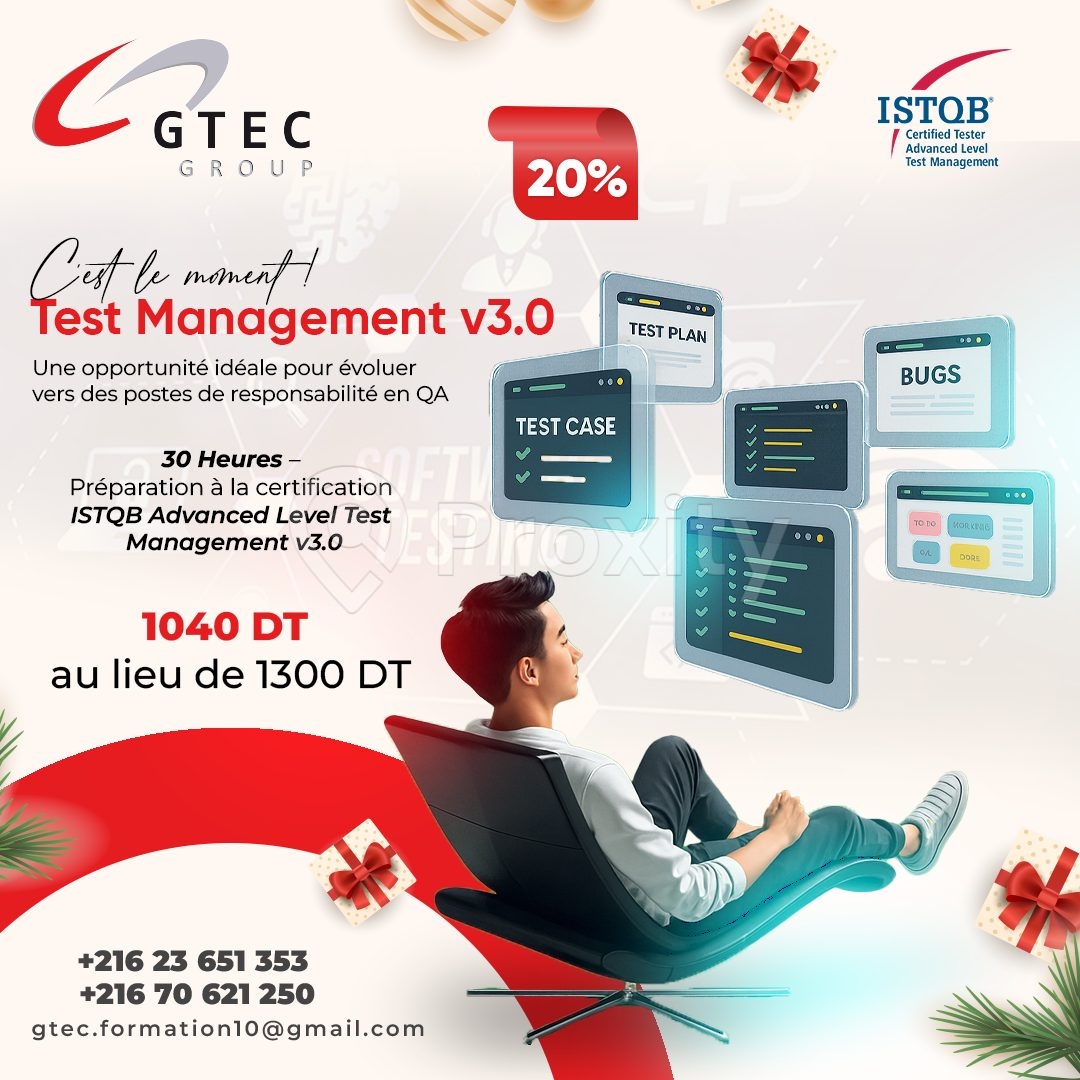 Offre Spéciale Ramadan – ISTQB Advanced Test Management v3.0