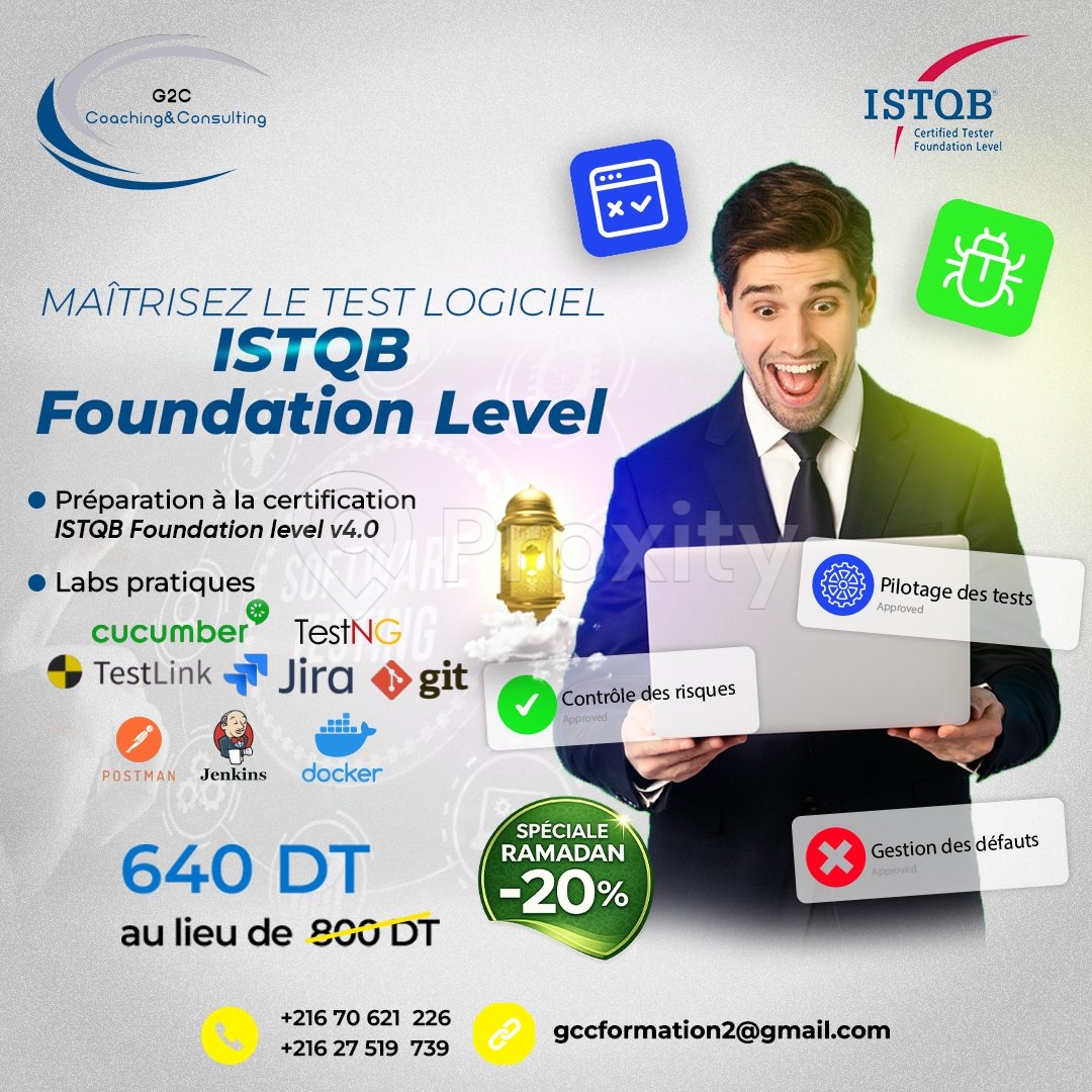 Formation Devenir Testeur logiciel certifié ISTQB