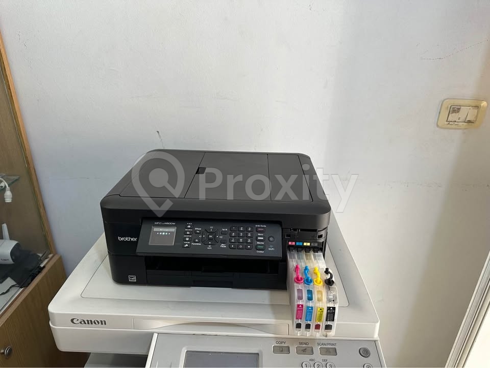 Imprimante Brother MFC-J480DW 4-en-1 Wi-Fi + recto-verso + kit réservoirs (CISS) – Cité El Wahat