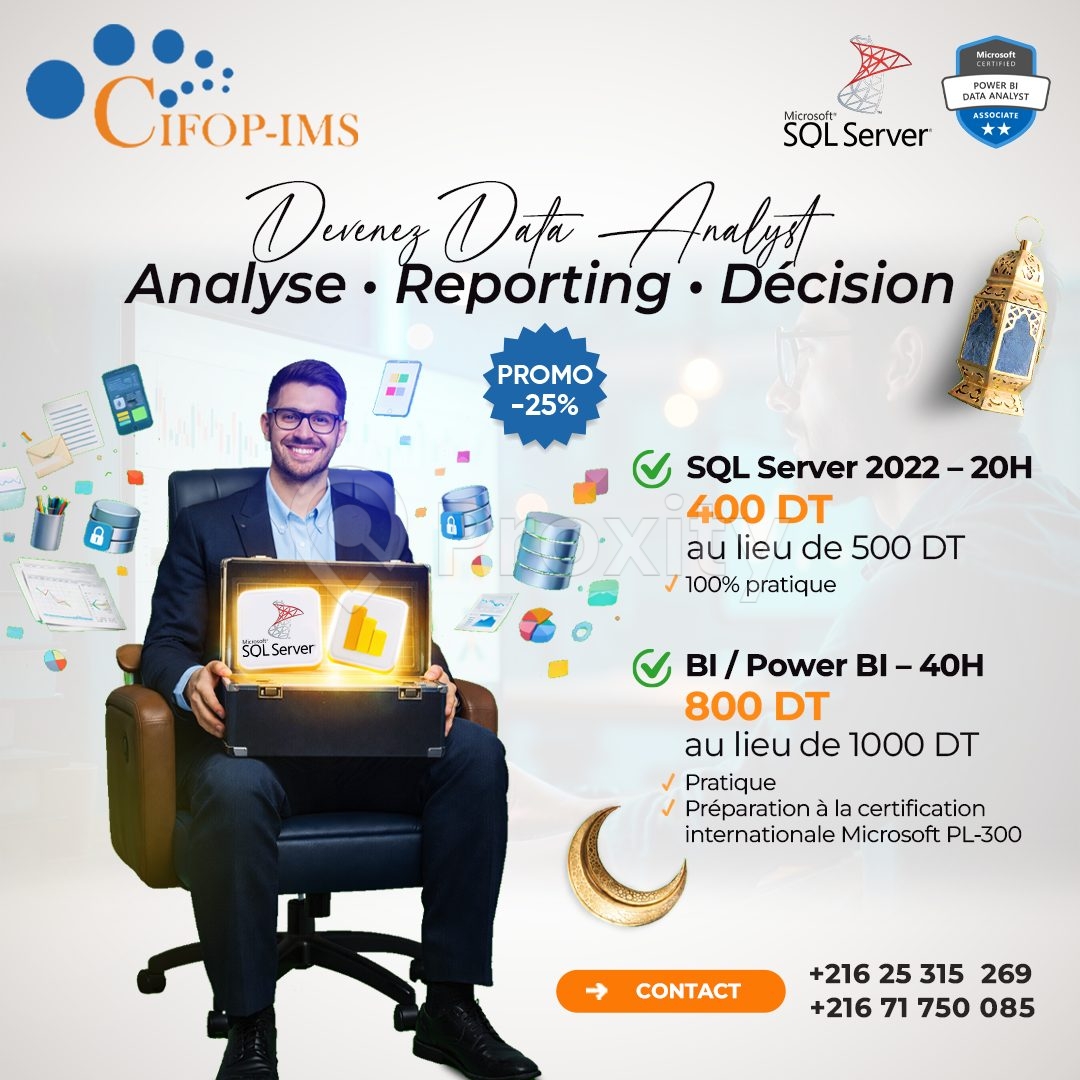 Formation Busniess Intelligence et Power BI SQL