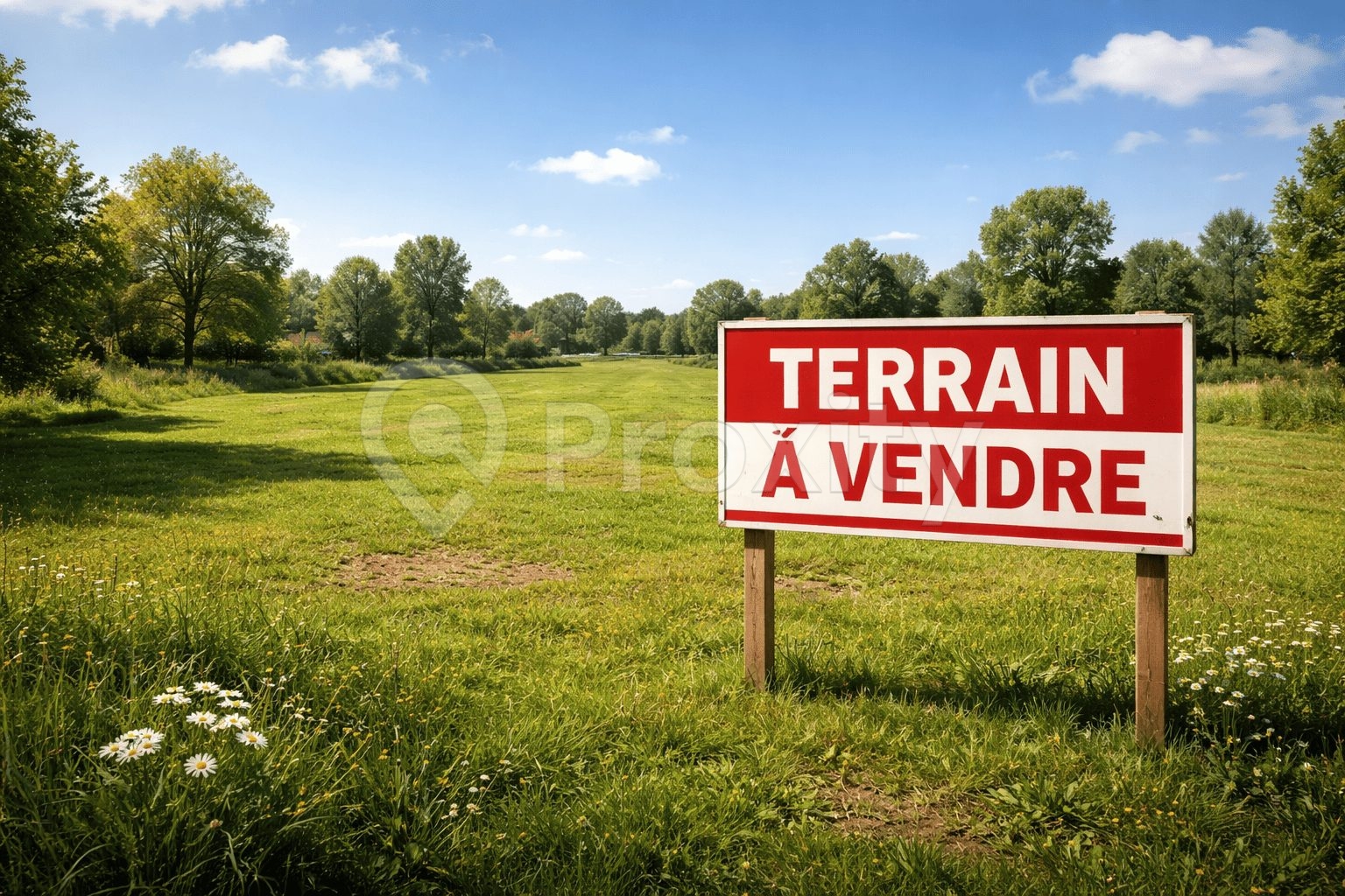 Terrain 340 m² titré – Manouba – électricité + gaz + SONEDE – 650 DT/m²