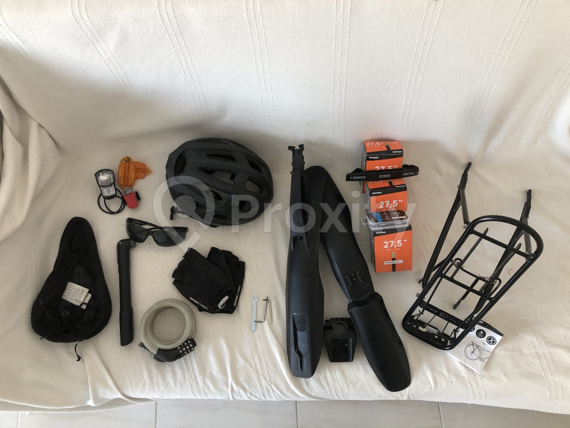 Vélo VTT ST 100 S (small) Jaune AF 27,5” + Accessoires