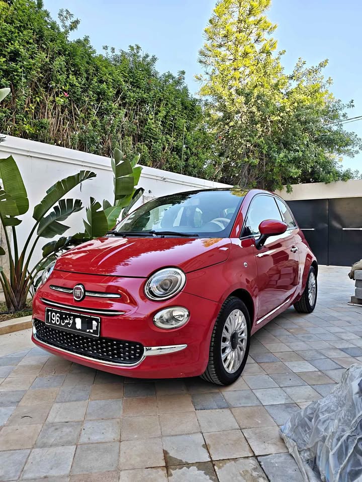 Fiat 500 première main 2017 à vendre à La Marsa – toit panoramique, Full LED, 189657 km
