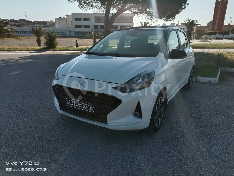 Hyundai Grand i10 essence 5 CV à vendre à Bizerte – modèle 2022 – 115000 km