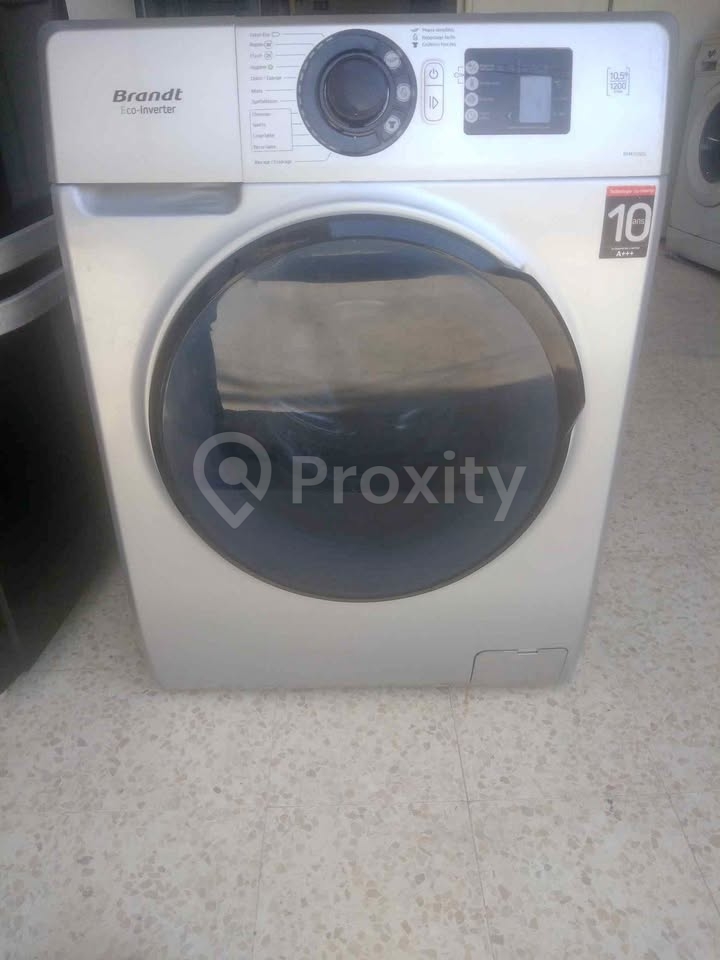 Machine à laver Brandt Eco-Inverter 10,5 kg comme neuve à vendre à Tunis
