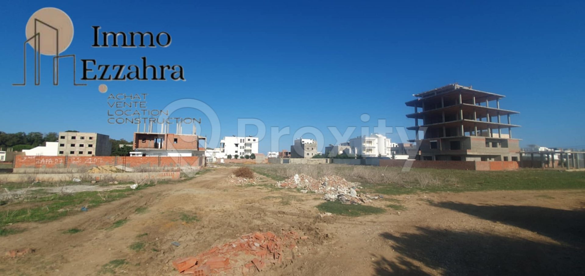 Terrain à vendre à Ezzahra Kélibia à 400 m de la plage – dès 278 m²
