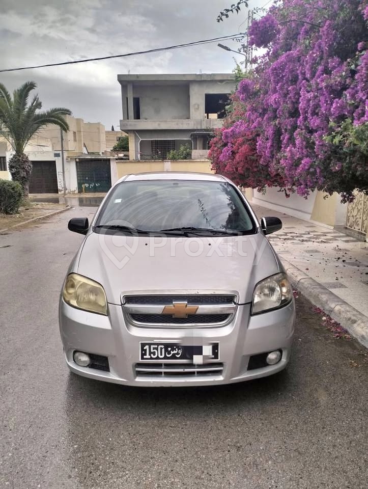 Chevrolet Aveo 2011 essence 5 CV à vendre à Sousse – moteur neuf