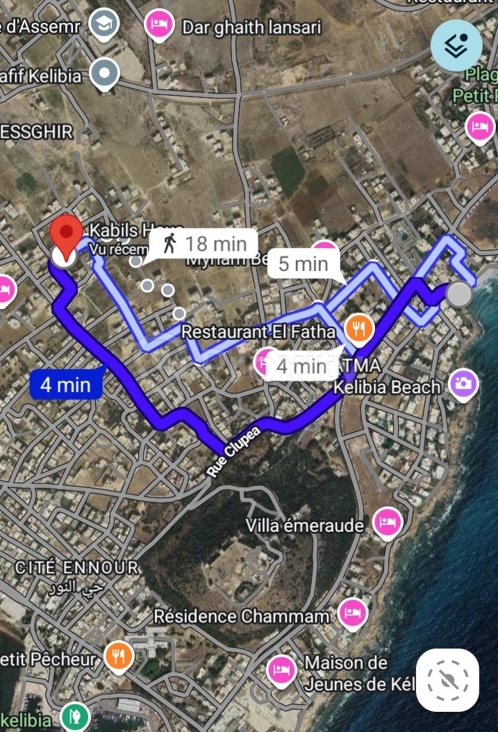 A vendre un terrain à kelibia (195²)