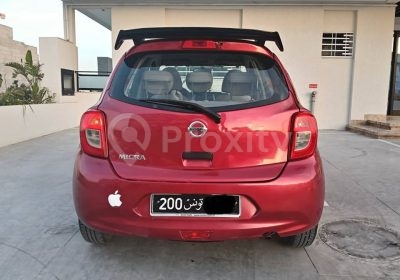 Nissan Micra essence 2017 en bon état à vendre à Sahloul Sousse – Voitures – Sousse – photo 1