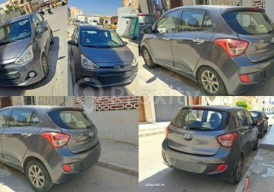 Hyundai Grand i10 grise de 2015 d’occasion à vendre à Kairouan