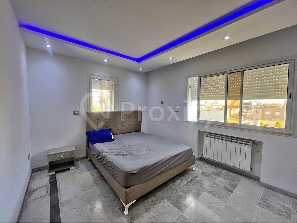 Appartement S+1 meublé à louer aux Jardins d'El Menzah 2 – 900 DT/mois