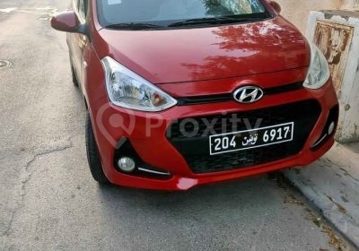 Hyundai Grand i10 rouge de 2018 d’occasion à Ariana
