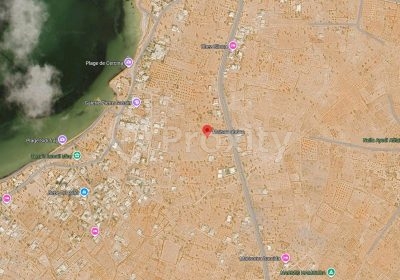 Localisation du terrain à vendre à Ouled Yaneg dans les îles Kerkennah