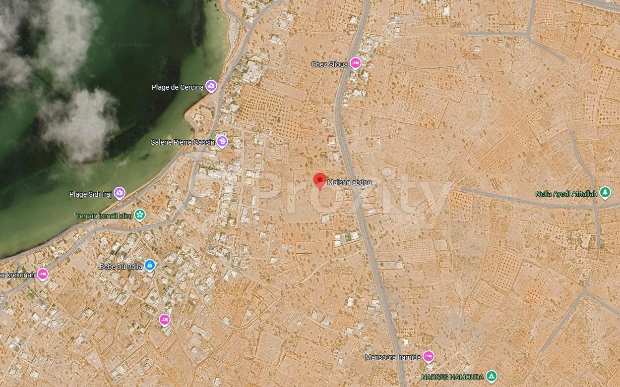 Terrain de 1 174 m² à vendre à Sidi Fraj, Ouled Yaneg – Kerkennah