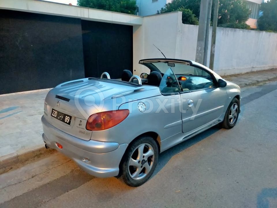 Peugeot 206 CC 1.6 essence 2006 à Menzah 1 – 23 000 DT