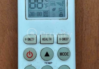 Télécommande du climatiseur BioLux 12000 BTU chaud et froid